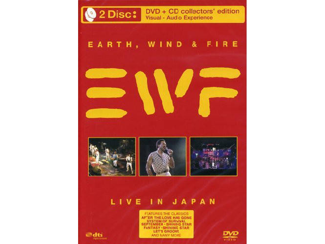 CD + DVD Earth, Wind & Fire - Live In Japan