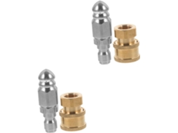Conjunto Com 2 Bicos De Jato Para Pulverizador Mangueira Alta Pressão