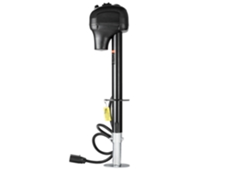 Macaco Elétrico para Reboque com Conector de 7 Pinos, Manivela Manual e Capa Resistente Às Intempéries, Carga 1588 Kg Elevação 240 815 Mm, Reboques