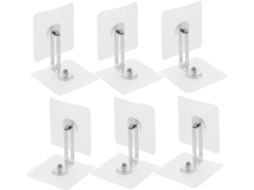 Travas Adesivas De Segurança Para Móveis, 7x7 Cm, Kit Anti-tombamento