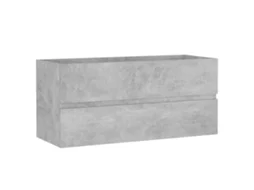 Sink Cabinet, Sink Cabinets Vidaxl Cinzeto Madeira Processada (100 X 38.5 X 45 Cm)