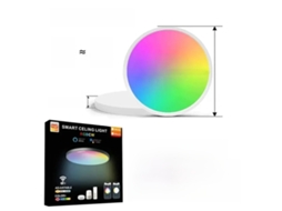 Luminária De Teto Led Inteligente Graffiti (branca) 220v 30cm Rgb Dimerizável