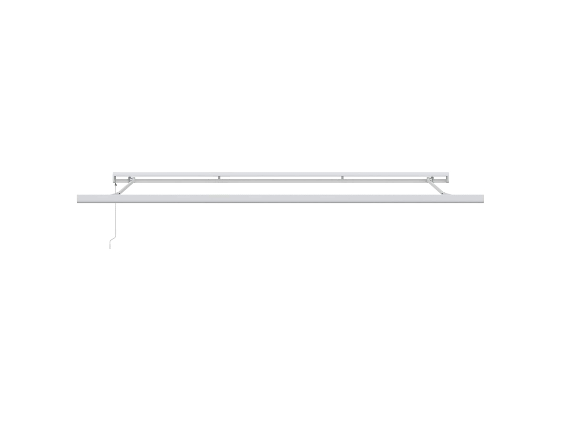 Toldo Retrátil Verde e Branco 500x300 Cm Tecido e Metal MAISON EXCLUSIVE