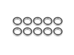 10 Peças Rolamentos De Esfera De Ranhura Profunda 6801‑2rs Selados De Borracha 12mm*21mm*5mm
