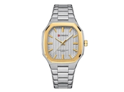 Relógio Masculino Curren 8458 Business Com Pulseira De Aço E Mecanismo De Quartzo.