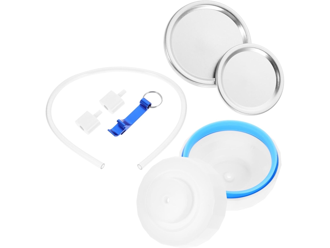 Tampas Para Potes De Selagem A Vácuo Hemobllo, Ferramentas Resistentes Em Aço Inoxidável E Plástico Para Seladora Manual