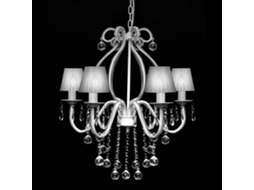 Chandelier, Chandeliers Vidaxl Branco Metal (n/a)