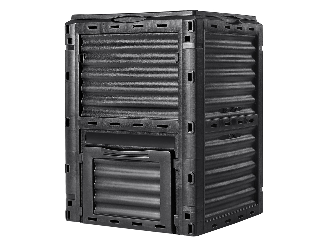 VEVOR Garden Composter Box 80 Galão Bpa Livre Composter Grande Capacidade Composter Box Exterior com Tampa Superior e Departamento Inferior