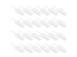 24 Unidades De Colheres Transparentes Allinless