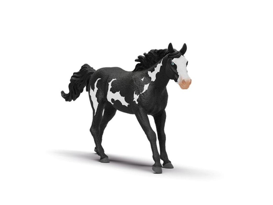 Figurinha Schleich Cavalo Tinta Castanho Profundo Manchas Claras 5 Anos Ou Mais