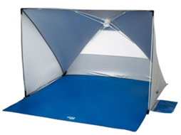AKTIVE Tenda Corta-Vento e Tenda de Praia Pop-Up para 2 Pessoas Uv50 C/Chão