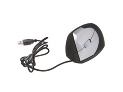 Mouse Óptico Ergonômico Vertical com Fio para Mão Esquerda e Sem Fio para Jogos ALLINLESS