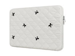 Capa Para Laptop De 13 A 14 Polegadas, Ideal Para Bordados Com Laços, Compatível Com Laptops Macbook/chromebook/pc De 13 A 14 Polegadas, Branca.