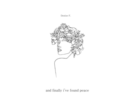 Livro and finally ive found peace de Denise F (Inglês)