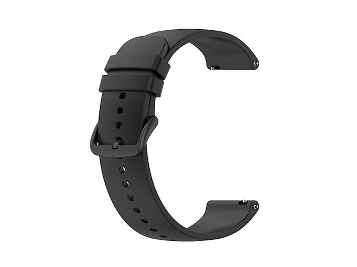 Pulseira De Relógio Lurelia Para Garmin Move 3 20 Mm Cor Sólida Silicone Relógio Preta