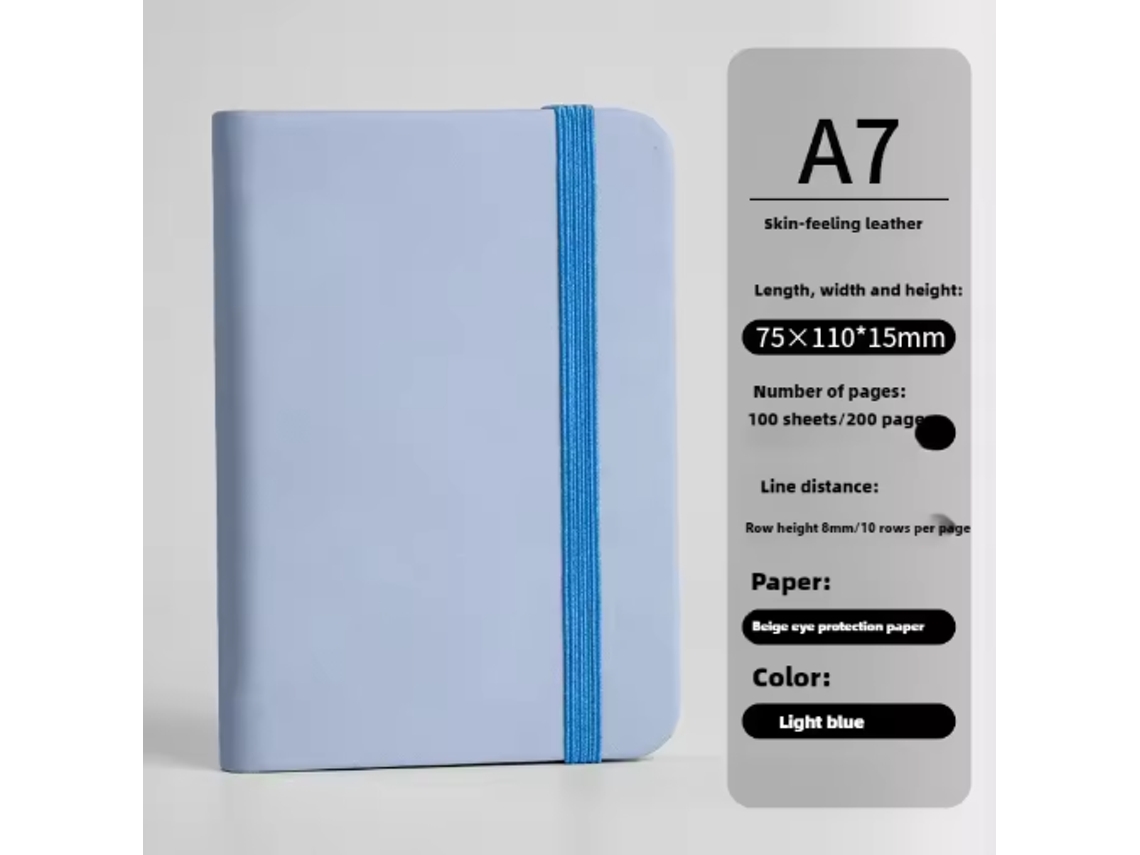 Mini Notebook A7 Notebook Pequeno Notebook Portátil Brilvibera