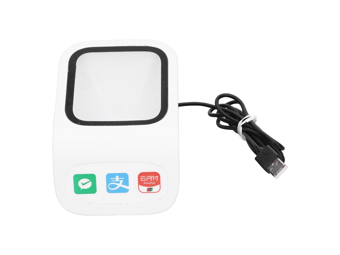 Leitor de Código de Barras Desktop 2D Usb com Áudio e Janela Grande para Windows