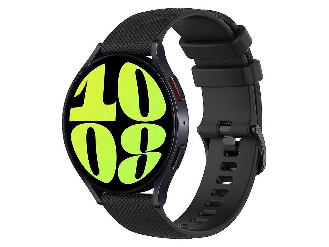 Pulseira De Silicone Quadriculada De 20 Mm