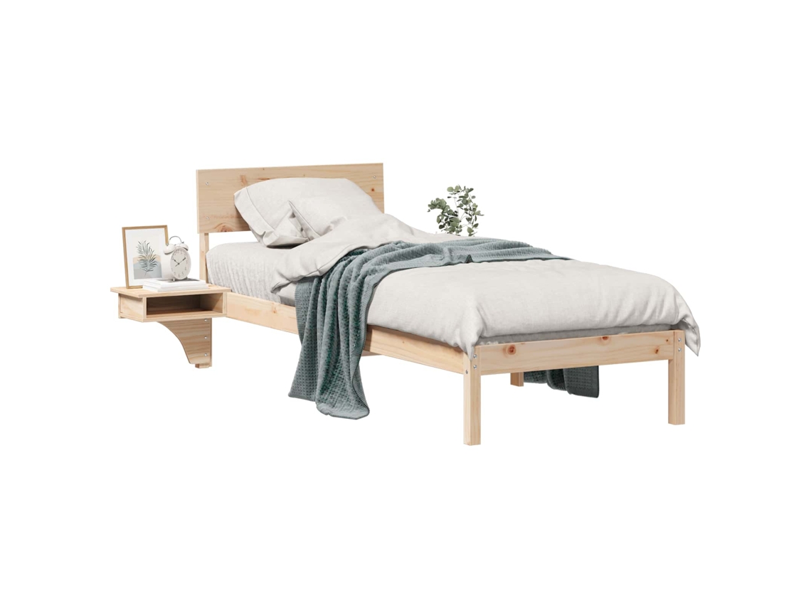Estrutura da Cama com Cabeceira Castanho 75 X 190 Cm MAISON EXCLUSIVE