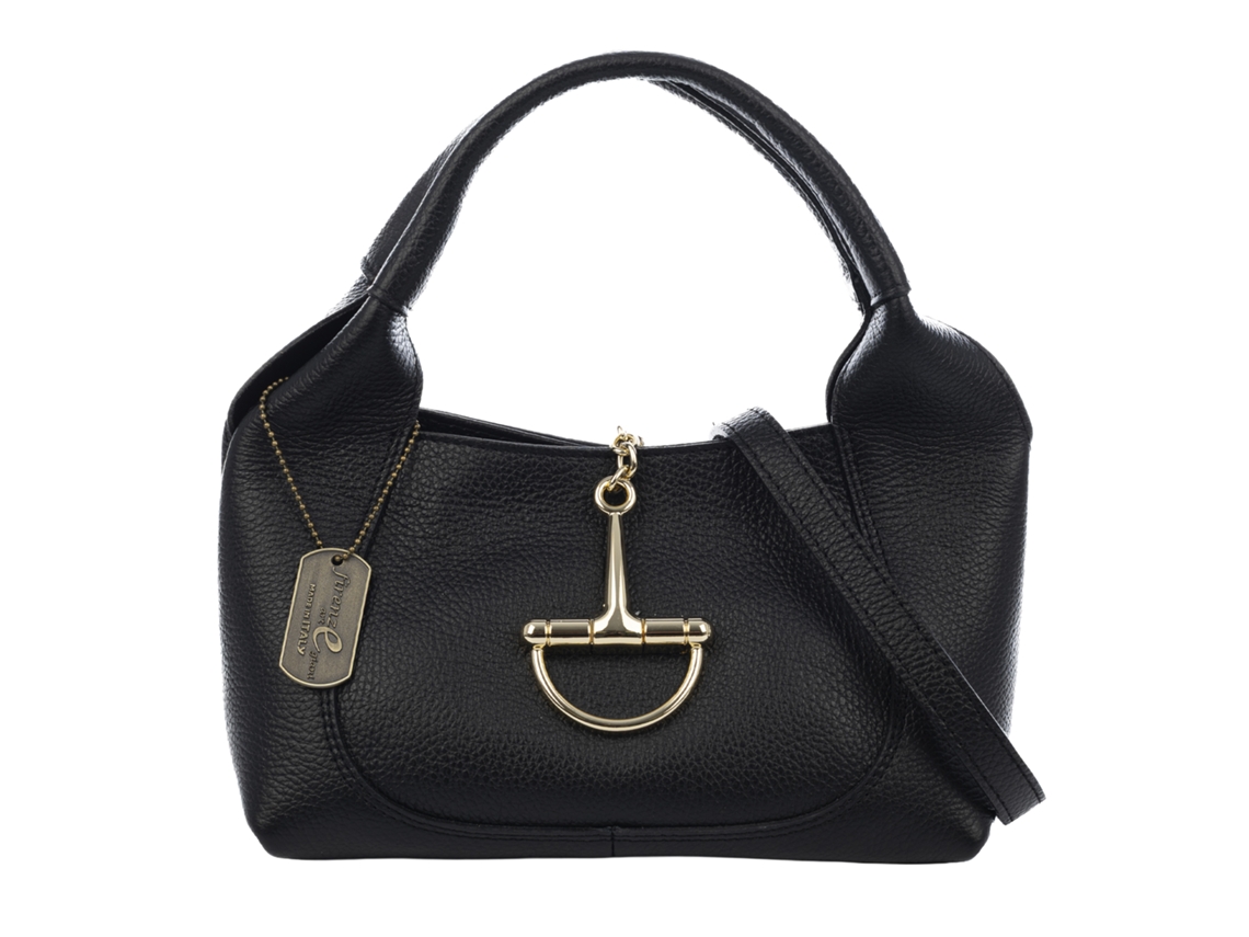 Bolsa de mão e ombro para mulher, couro autêntico Dollaro FIRENZE ARTEGIANI