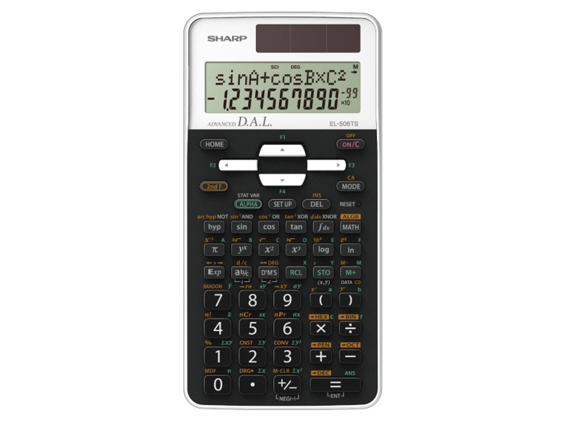 Calculadora Científica de Bolso SHARP El506Tsbwh Preto Branco