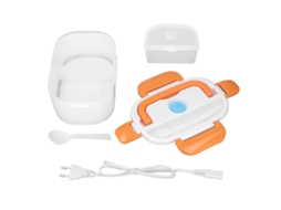 Laxiscreed Lancheira Mini Eléctrica Com Aquecimento E Isolamento, Cor Laranja