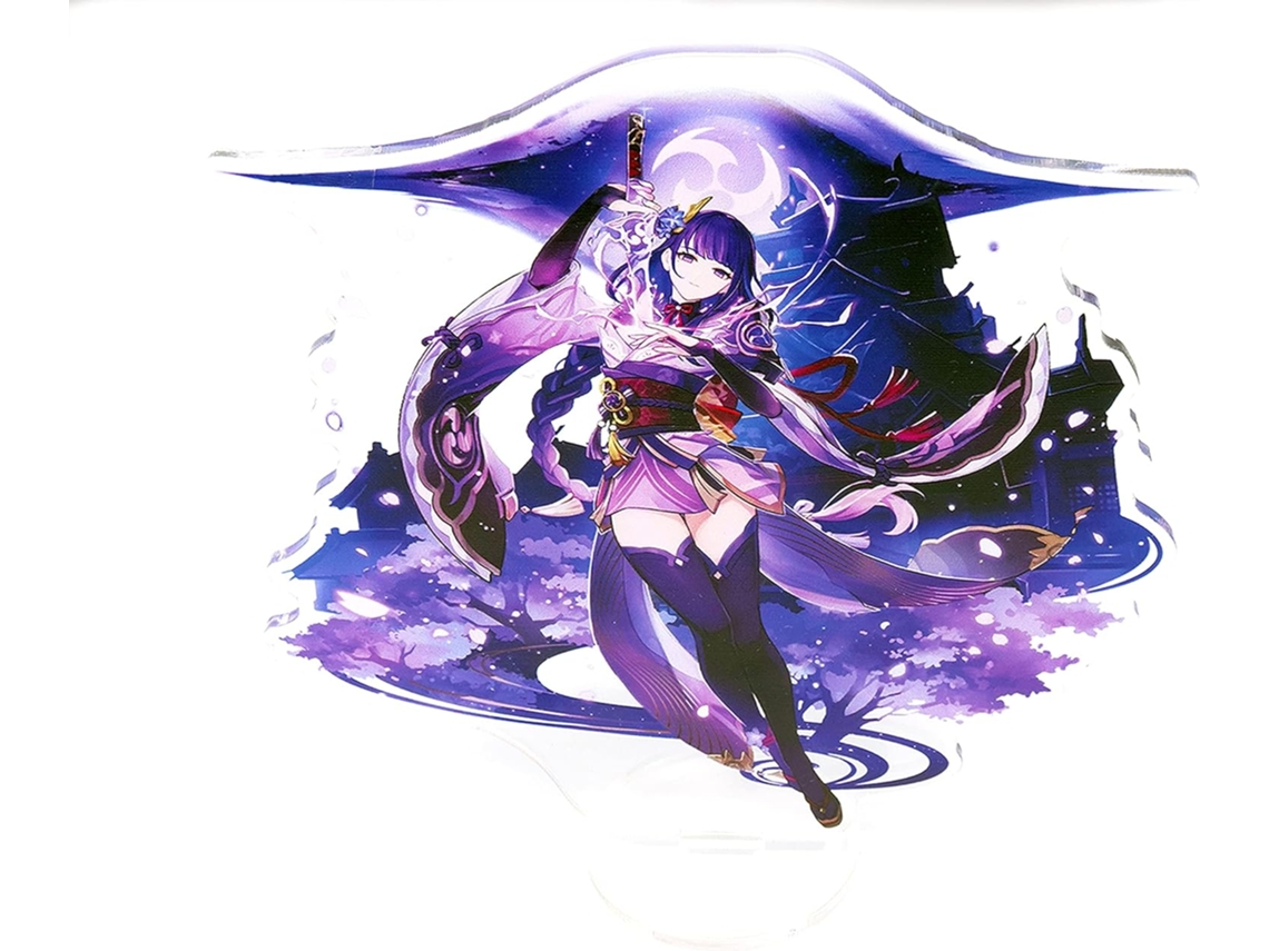 Genshin Impact Personagem Acrílico Periférico Pôster de Jogo Figura Permanente Decoração de Mesa Periférica-Baal JEDBESETZT