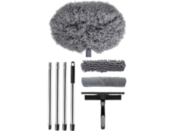 Espanador Com Cabo Extensível, Kit De Limpeza Profunda Com Cabo