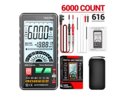 Aneng 616 Multímetro Digital Inteligente True Rms 6000 Contagens Ncv Lanterna Tester Voltmeter Amperímetro