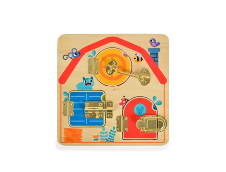 Tábua De Madeira Montessori Th985 Tooky Toy Tooky Toy