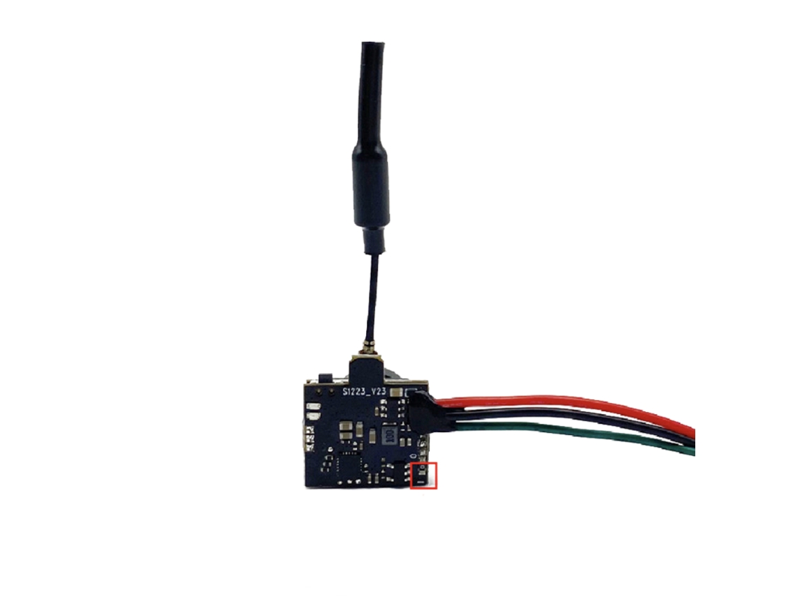 Transmissor Fpv Ewrf 5.8ghz 48ch Vtx 200mw Preto Com Câmara Fpv Analógica 1200tvl E Campo De Visão De 120° Compatível Com Tbs Para Mini Drones Fpv