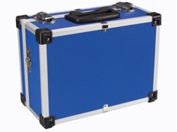 Maleta De Ferramentas Em Alumínio 320 X 230 X 155 Mm 11,4 L Azul Velleman