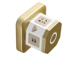 Laxiscreed Tomada Vertical Sem Fios Com Usb E Múltiplas Entradas De Carga