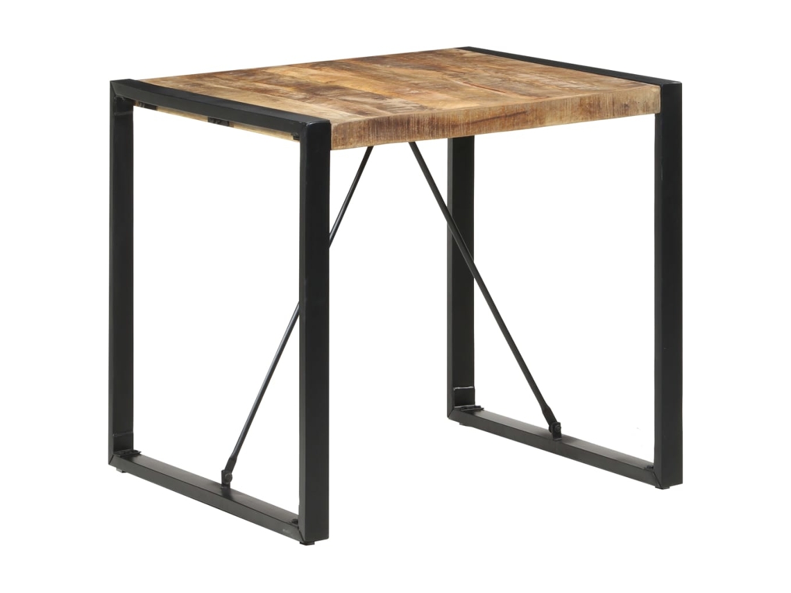 Conjunto 1 Mesa De Jantar Vidaxl Marrom Madeira (80 X 80 X 75 Cm)