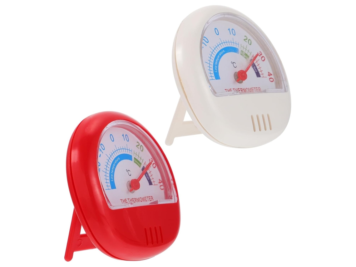 Lurelia Termómetro Para Frigorífico, 2 Peças, Para Frigorífico E Congelador, Alta Precisão, Visor Fácil Leitura, Memória Máx./mín.