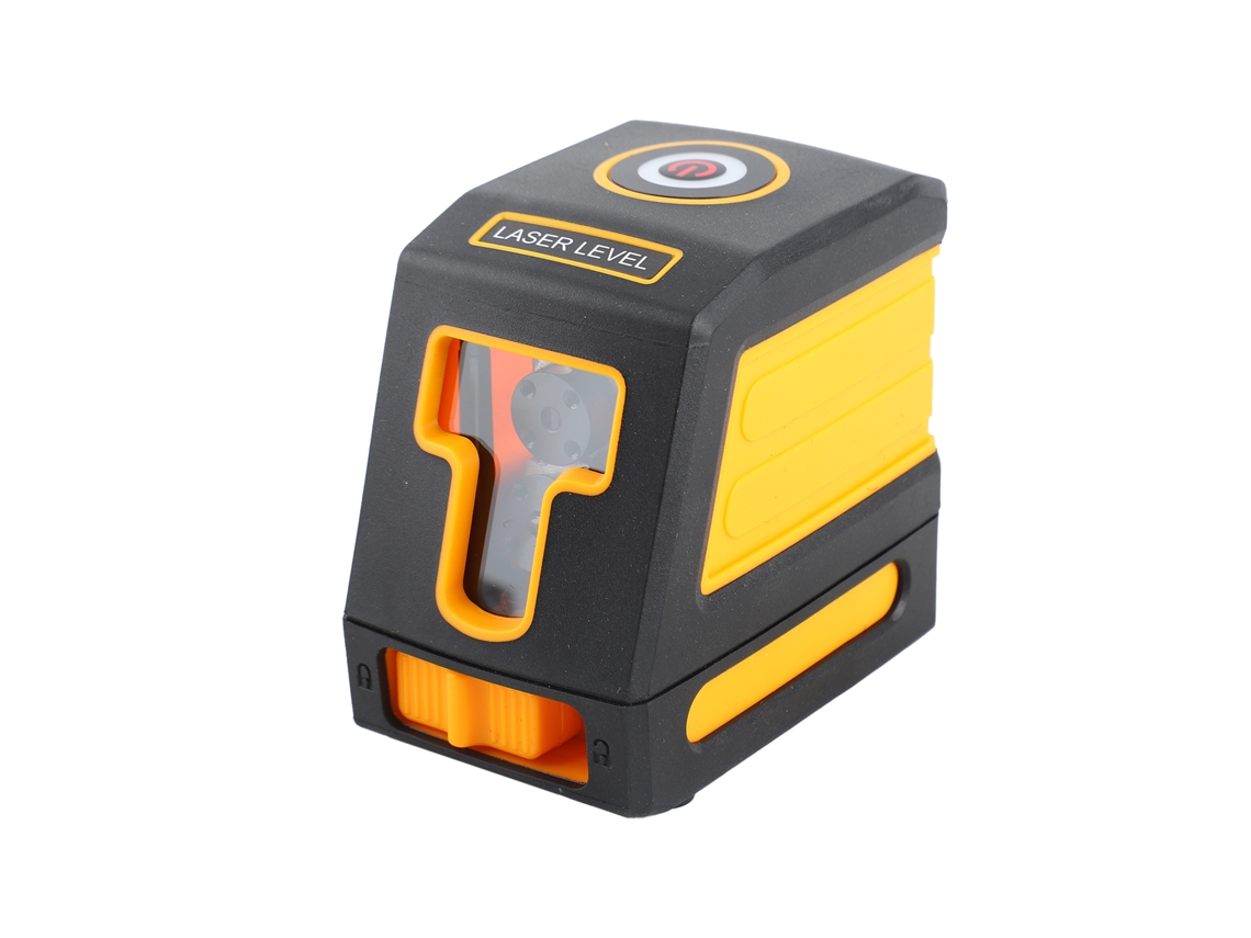 Nível laser auto nivelante, 2 linhas vermelhas, profissional, com linhas cruzadas horizontal e vertical | S/MARCA