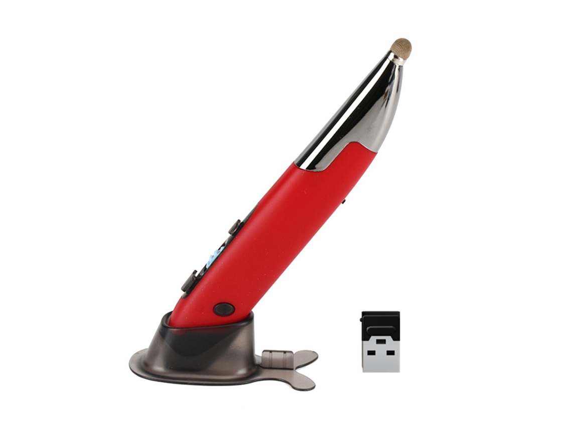 Mouse Pen Sem Fio 2.4g 4 Teclas Estilo Vertical Estilo De Caneta Bt Tradução De Voz Para Pc Laptop