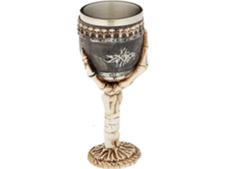 Copo Térmico em Formato de Caveira, Porcelana Personalizada, Decoração para Casa, Caneca de Cerveja, Marfim / Cinza AQUAFORGE