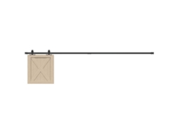 Vidaxl Kit Para Armário Deslizante Aço Carbono 213 Cm
