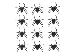 20 Brinquedos De Aranha De Plástico Para Decoração De Halloween Ly Ebike