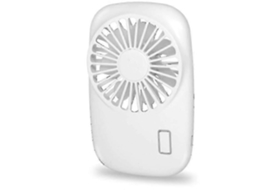 Mini ventilador portátil potente, recarregável via usb, com velocidade ajustável para casa e escritório BRILVIBERA