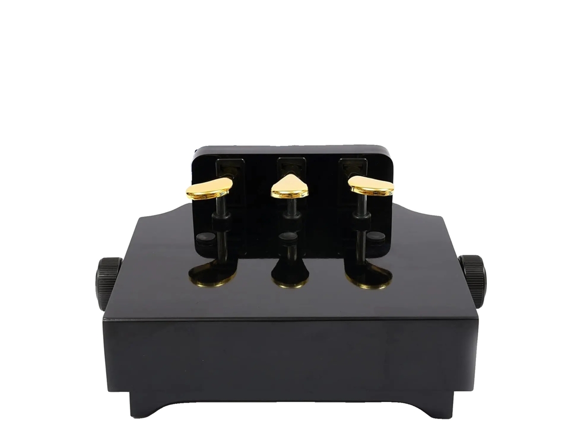 Extensor De Pedal De Piano, Altura Ajustável, Material Durável, Preto