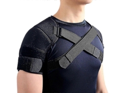 Suporte para Ombro Duplo para Homens e Mulheres, Alivio de Dor no Ombro, Ajustável para Rotador Cuff e Dor no Ombro