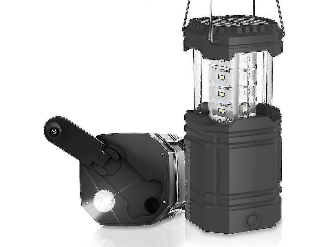 Lanterna Led De Acampamento À Prova Dágua Com Manivela Luz De Emergência Recarregável Com Bateria Integrada De 3000 Mah Para Uso Externo Olysi Shop
