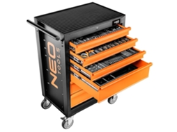 Workshop Cabinet 6 Drawers, 149 Items Neo Tools