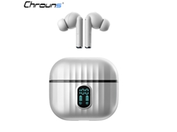 Auriculares Sem Fio Chrons Dágua Horas Yizhood Bluetooth Branco