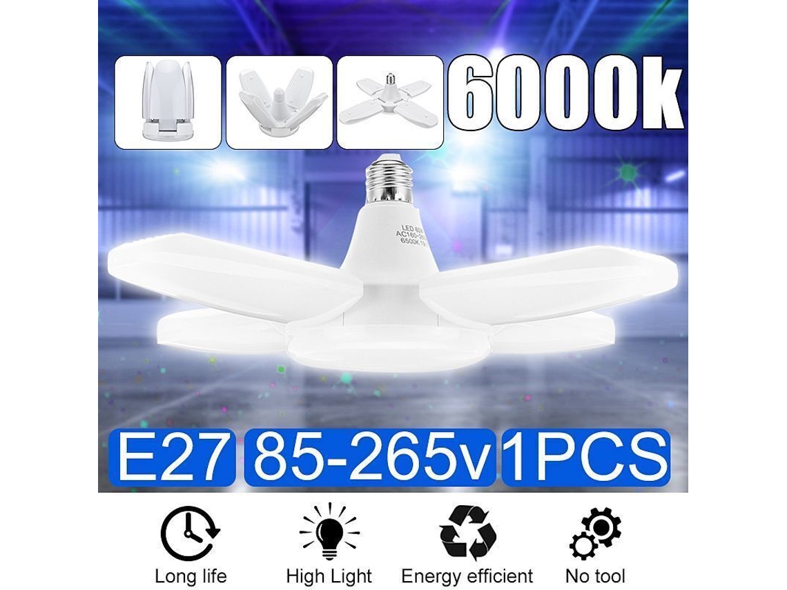 Lâmpada Led, Base E27, 60w, 85-265v, 6000k, Para Uso Residencial, Comercial Ou Substituição De Fontes Convencionais