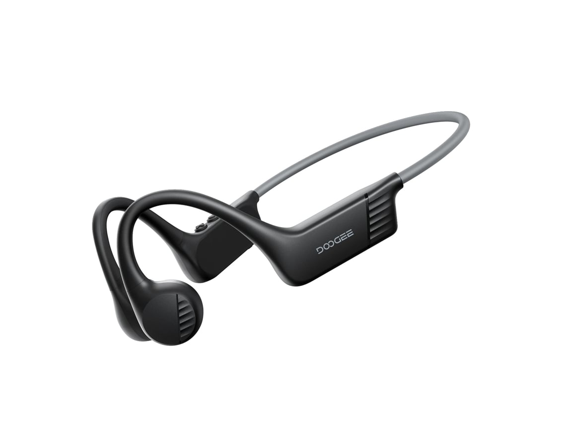 Fones De Ouvido De Condução Óssea, À Prova D'água, Bluetooth 5.4, Preto-cinza