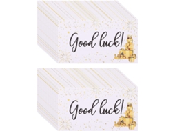 300 Unidades, Papel Dourado, Cartões De Rifa Em Branco, Para Inscrição E Votação