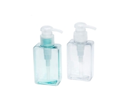 2026-botellas De Bomba Plástica Vacías Transparentes Y Azules 100ml Para Champú Gel De Ducha